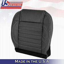 Driver Bottom Leather Seat Cover Black Fits For 2012 2013 2014 Ford Mustang Gt