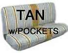 Truck Bench Seat Cover Saddle Blanket Tan 1pc All Full Size Ford Chevy Dodge