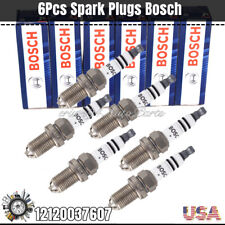 6pcs 12120037607 Spark Plugs Bosch Platinum4 4417 For Bmw E39 E46 E83 E36 E53