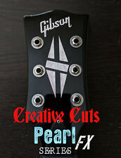 G Split Diamond Headstock Pearl Vinyl Decal Sticker For Guitar Headstock
