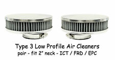 Vw Type 3 Dual Carb Weber Ict Dellorto Frd Empi Epc Low Air Cleaners Filters
