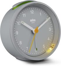 Braun Classic Analogue Alarm Clock With Snooze And Light Quiet Quartz Movement