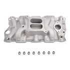 Aluminum Dual Plane Intake Manifold For Small Block Chevy 350 1955-1995