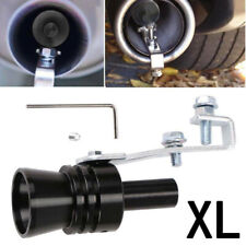 Xl Universal Turbo Car Exhaust Sound Muffler Pipe Whistle Car Roar Maker Black