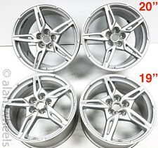 4 Chevy Corvette Factory Oem Silver Wheels Rims 19-23 14007 Frt14008 Rear