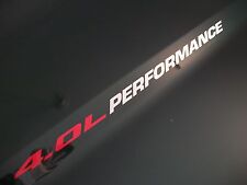 4.0l Performance Hood Decals Fits Jeep Wrangler Tj 06 05 04 03 02 01 00 99
