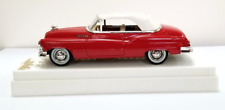 Age Dor Solido 1950 4512 Red Wwhite Roof Buick Super Toy Car Clear Box France