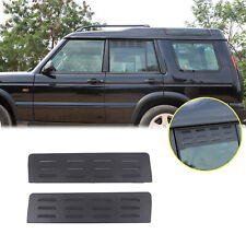 For Land Rover Discovery 2 98-03 Black Aluminum Side Window Louver Shutter Cover