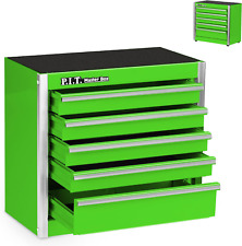 Mini Green Tool Box Portable 5-drawer Micro Roll Cab Steel Tool Box With Liner