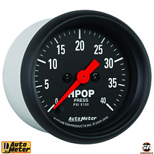 Autometer Z Series 2 116 Electric Diesel Hpop Pump Pressure Gauge 0-4000 Psi