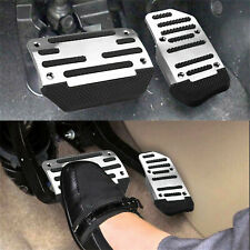 Non-slip Automatic Gas Brake Foot Pedal Pad Cover Car Accessories Parts-silver