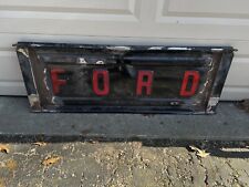 Vintage Antique Ford Embossed 1950s 1960s Pickup Truck Tailgate Truck Hot Rod