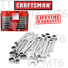 Craftsman 20 Pc Combination Ratcheting Wrench Set Metric Mm Standard Sae