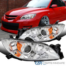 Fits 2004-2009 Mazda 3 4dr Sedan Projector Headlights Lamps Leftright Pair