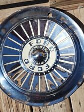 Factory Original 1957 Ford Fairlane 14 Inch Hubcaps Wheel Covers