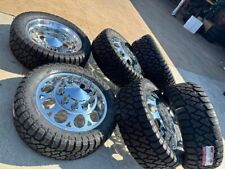 24 Custom Cut Alcoa Wheels For Dually Trucks W35125024 Tire Caps Adapters