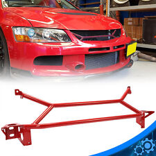Red Front Power Brace Radiator Support For Mitsubishi Evo 7 8 9 2003-2006