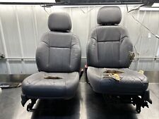 1997-2001 Jeep Cherokee Xj Country Limited Front Leather Bucket Seats Pair Oem