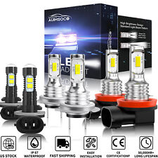 For Hyundai Elantra 2013 2014 2015-2018 6000k Led Headlight Fog Light Bulb Combo