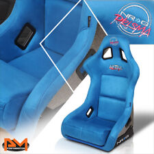 Nrg Innovations Frp-302bl-ultra Prisma Fixed Back Large Size Racing Seat Blue