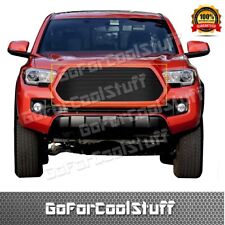 For 2016 17 18 Toyota Tacoma Black Billet Grille 1pc Cut Out Replacement Insert