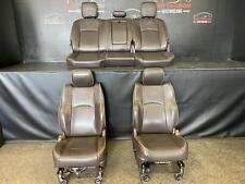 12 Dodge Ram 1500 Front Power Bucket Rear Seats Brown Leather Longhorn Edition