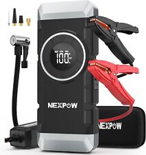 Nexpow Car Battery Jump Starter 2000a Peak With Air Compressor 12v 150psi