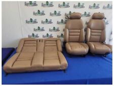 1994-1998 Ford Mustang Gt Cobra Convertible Seats Leather Tan Front Back 2526