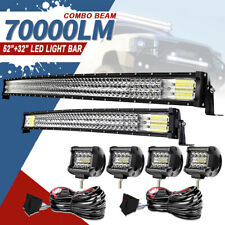 52inch 711w Led Light Bar Combo 32 4 Cube Pods Offroad Suv For Ford 5030
