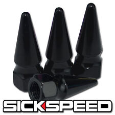 4pc Sickspeed Spiked Bolt For Engine Bay Dress Up Kit M6x1 P5 Black