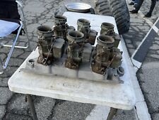 Offenhauser Offy Six Duece Sbc Chevy Intake Manifold 3924 With Stromberg 97s