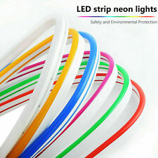 1m 2m 3m 5m 12v Flexible Sign Neon Lights Silicone Tube Led Strip Waterproof Usa