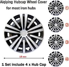 Hub Caps For Mitsubishi Pontiac Toyota Camry 15 Inch Wheel Covers Silver Black
