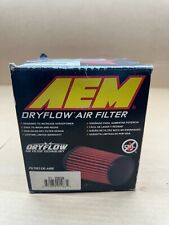 Aem Dryflow Performance Universal Round Tapered Red Air Filter 21-202dk