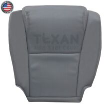 For 2008 2009 Toyota Sequoia Passenger Bottom Perforated Leather Seat Cover Gray