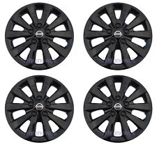 Set 4pcs Black 16 Hubcap Wheelcover Fits 2010-2020 Sentra Altima