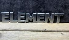 03-08 Honda Element Rear Trunk Badge Logo Emblem Letters Oem Used Genuine Silver