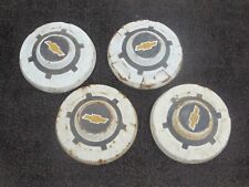 Chevy 1 Ton 34 Hubcaps 12 Painted Great Patina