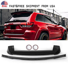 Srt Style Rear Roof Spoilertail Gate Mid Wing For Jeep Grand Cherokee 13-2021