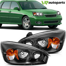 For 2004-2008 Chevy Malibu Replacement Headlights Assembly Pair Leftright Lamp