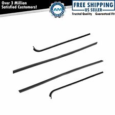 Window Sweep Weatherstrip Seal Inner Outer Set Of 4 For 51-54 Chevy Gmc