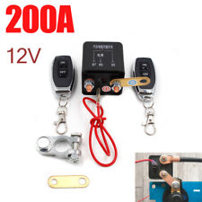 Remote Battery Disconnect Switch Upgraded Kill Switch For Car Truck Dc12v 200a