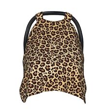 Animal Baby Car Seat Canopy Nursing Cover One Size Leopard Cheetah Print