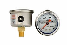 Aeromotive Fuel Pressure Fpr Gauge 0-100 Psi New Liquid Filled Ver 15633