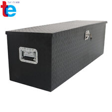 49inch Black Aluminum Diamond Plate Tool Box For Trucks Rv Atv Underbody