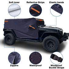 Car Cover Custom Fit For Jeep Wrangler Jk Jl 4 Door Rain Waterproof Cab Cover