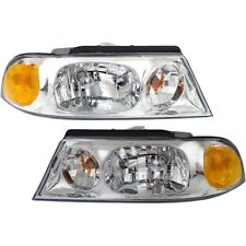 Headlight Assembly Set For 98-02 Lincoln Navigator Left Right Halogen With Bulb