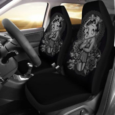 Betty Boop Tattoo Art Car Seat Covers Cartoon Car Seat Covers Set Of 2