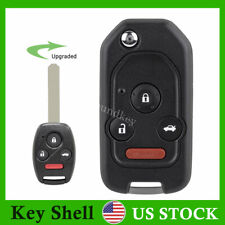 For 2008 2009 2010 2011 2012 Honda Civic Flip Key Shell Remote Case Fob 4 Button