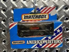 Matchbox - 57 T-bird Black Near Mint Vhtf Box Good Macau American Editions